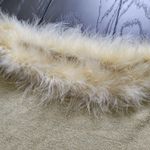 Gold silk sweater with faux fur details Euro X Size L Photo 1