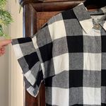 Anthropologie The Odells Dolly Trapeze Windowpane Plaid Shirtdress Photo 3