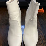 Old Navy White Ankle Boots  Photo 0