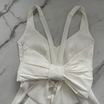 Show Me Your Mumu  Charlotte Bow Mini Dress White Sz Small Bridal shower attire Photo 7