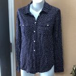 Paige  purple button up shirt Photo 2