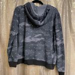 PINK - Victoria's Secret  Gray Camo Bling Rhinestone Logo Pullover Hoodie Sweater M Photo 1