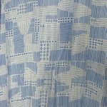 Dolce Vita Blue Abstract Oversize Short Swim Coverup Tie Front Photo 5