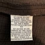 Eileen Fisher Jacket Black Long Open Front Crinkle Texture Silk Blend Sz M EUC Photo 8