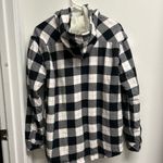 Boston Traders Black and White Plaid Women's Shacket Jacket Photo 3