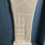 Calvin Klein  Winter Cream & Gold Scarf | One Size Photo 3