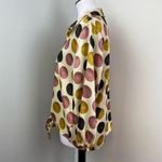 Harvé Benard Harve Benard Polyester Polka Dot Button Down Tie Front Blouse XL Photo 4