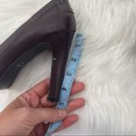 Nine West Vintage 90s Brown Leather Oxford Heels size 7.5 Preppy Academic Studde Photo 10