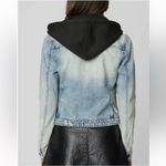 BLANK NYC X Revolve Casual Encounter Denim Hooded Jacket in Washed Denim NWT XS Photo 4