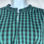 Draper James NWOT RSVP Long Sleeve Tiered Green & Black Plaid Dress Size - XXL Photo 6