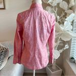 Robert Graham  Pink Ruffled Button Down Women's Shirt Photo 4