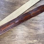None Genuine leather size 18 boho engraved belt Photo 6
