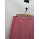 Eileen Fisher  Cropped Wide Leg Pants Women Large Pink Silk Casual Light Summer Photo 3