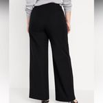 Old Navy Black High Rise Wide Leg Pixie Pants Size L Photo 12