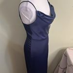 NBD  Shelby Gown in Navy Blue front slit maxi Dress size XS Photo 14
