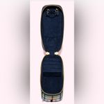 Stoney Clover Lane NWT Slim Jewelry Case Plaid Navy Blue Green Vegan Leather Photo 5