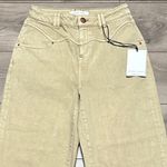 Seventy + Mochi Mia Barrel Leg Jean Super High Rise Desert Sand Tan Size 26 Photo 2