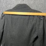 Vintage 80s European Connection Wool Blend Shawl Collar Cropped Blazer L Black‎ Black Size undefined Photo 8