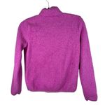 Lilly Pulitzer Skipper Sherpa Popover 1/2 Zip Womens XXS Fleece Purple Preppy Photo 1
