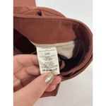 Theory Women Cropped Pants Chocolate Hook & Eye Cotton Stretch Classic Size 8 Photo 5