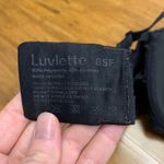 Luvlette Black Rhinestone Strap Padded Underwire Bra Size 38DD Underwire Lined Photo 6