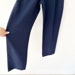 Eliza J  Sleeveless Pleated Crepe Jumpsuit in Navy Blue | 8 Photo 5