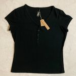 SKIMS New Vintage Henley T-Shirt L Photo 1