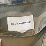 Club Monaco Womens Camo Utility Jacket Army Green Gorpcore Streetwear 90s Grunge Photo 2