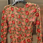 For Love & Lemons ππ Amelia Textured Midi Dress ~ Rosebud XS Photo 13