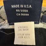 Vintage Lily's of Beverly Hills Black Print Skirt Size‎ 8 built in shorts. USA Photo 3