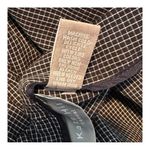 Kate Hill  Casual Black Checkered Straight Leg Pants Size 10 Cotton Photo 6