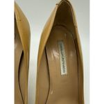 Diane Von Furstenberg DVF  Bang Nude Patent Pumps 4" Heels Business‎ Size 8.5B Photo 6