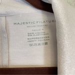 Majestic Filatures Pastel Pink Metallic Deluxe Jersey Open Jacket Blazer Size‎ L Size L Photo 1