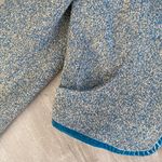 Vintage 90s/Y2K Boucle Knit Short Jacket 40 Blue Size M Photo 3