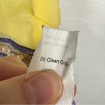 CAbi  Yellow Purple Silk Tunic Sheer Womens XS Swim Coverup Beachy Vacation Wear Photo 5