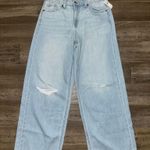 Old Navy  Mid-Rise Baggy Wide-Leg Jeans Light Blue Photo 0