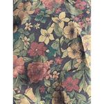 Jacket windbreaker floral mustard rust green 1980s Yellow Size XL Photo 4