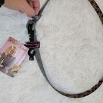 Betsey Johnson Faux Leather Gray Leopard Belt Size M New msrp $38 Photo 0