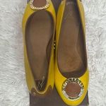 Y2K J Vincent Yellow and Brown Flats with Classic Rounded Toe Size 9 Photo 0