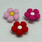 None Flower Crocs Charms 3 piece Set Photo 2