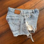 Levi's Levi 501 Distressed Denim Shorts Photo 2