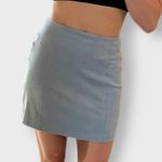 Molly green Blue High Waist Mini Skirt Photo 2