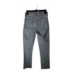 Gap  Jeans Women 26 Gray Denim Vintage Slim Sky High Ankle Raw Hem Streetwear Photo 2