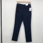 We Wore What  The Danielle Jeans Dani Blue/Black Size 27 High Rise Button Fly NEW Photo 1