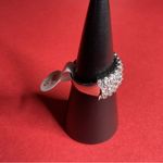 Bomb Party RG99183 “A Show Stopping Beauty” CZ on Rhodium Size 10 Ring NWT Silver Photo 1