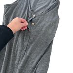 Amazon  Maternity & Nursing Gray Sleeveless Button-Up Romper Jumpsuit‎ Size XS Photo 2