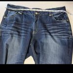 COOGI  Women's Dark Blue Jeans with Beaded Back Pockets Straight Leg Size 20 Photo 6