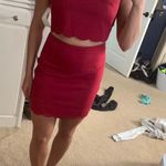 Tobi -Red Top & Skirt Set Photo 2