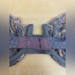 Christian Dior  Intimates Purple Lace Underwire Bra Bead Accent; size 36C Photo 4