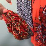 Free People Positano Printed Top Cherry Conbo XS Photo 4